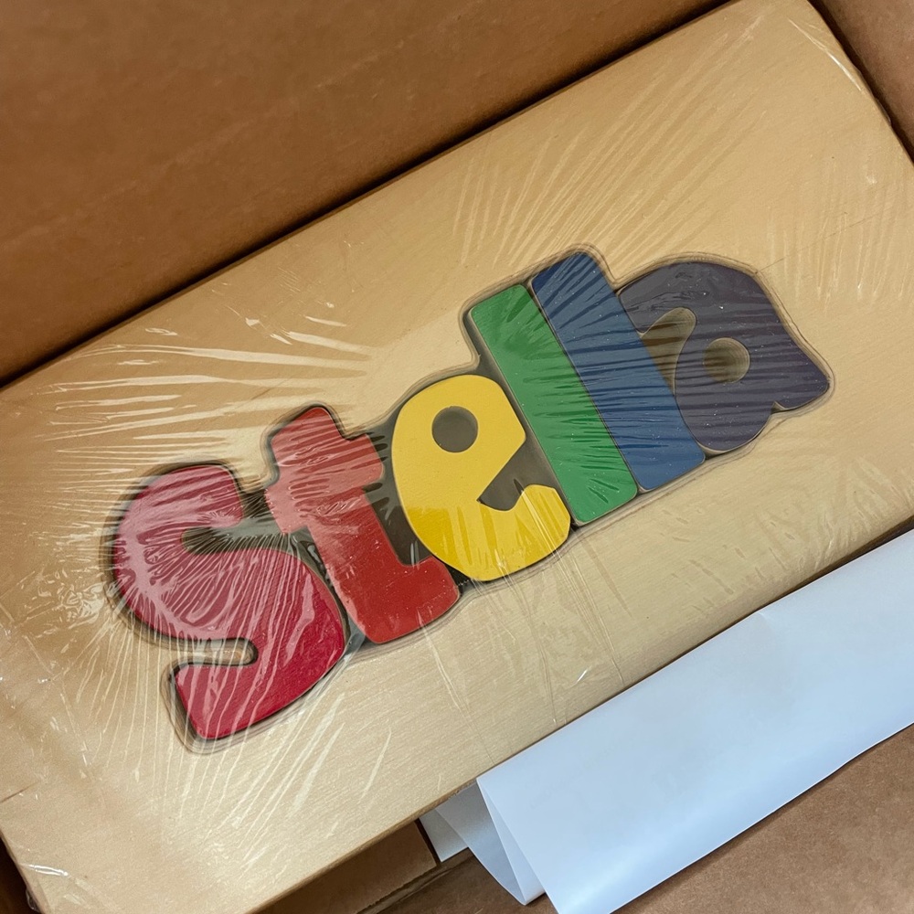 Colorful Wooden Stool for Kids - “Stella”